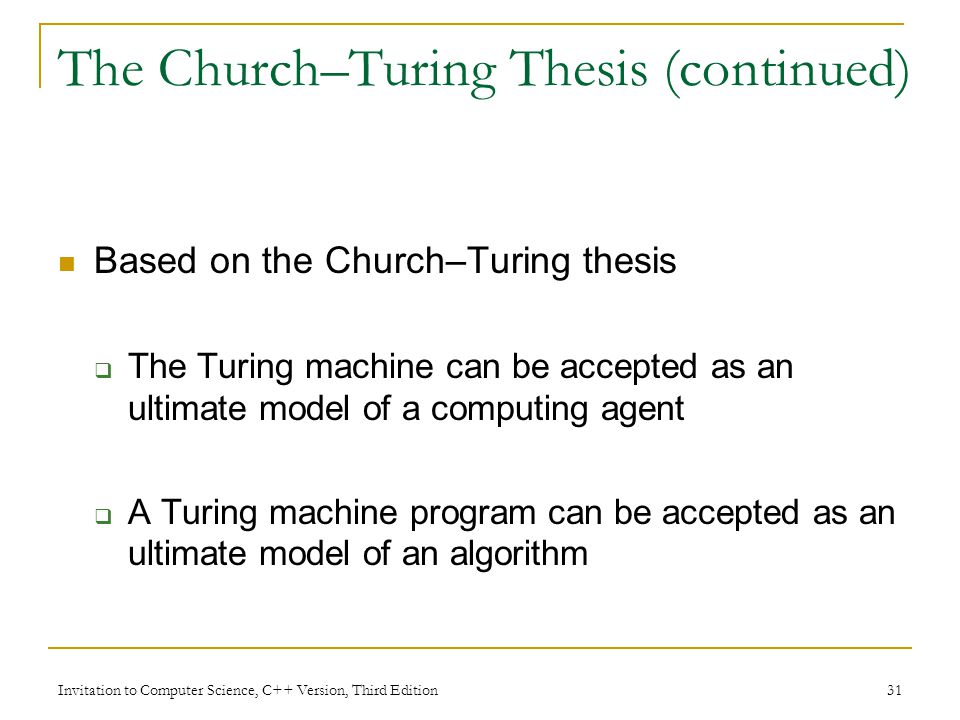 History of the Church–Turing thesis